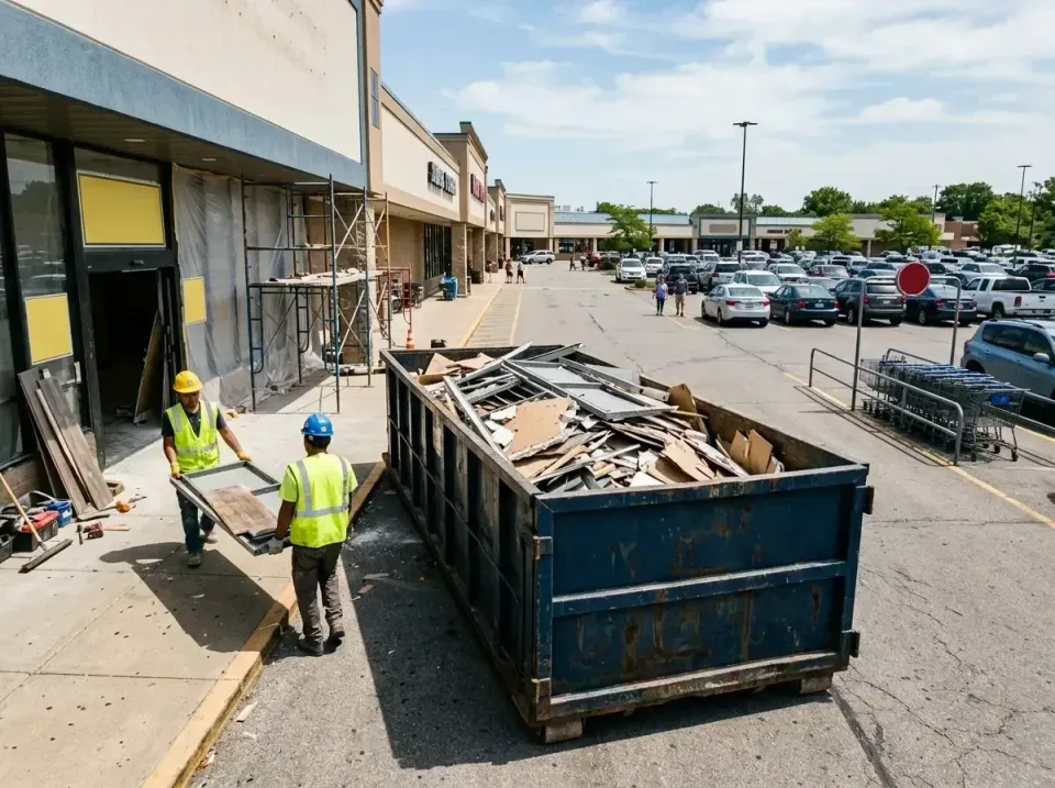 retail-store-renovation-debris-003 — frequently asked questions, Roll-off Dumpster Rentals in Shawnee, OK